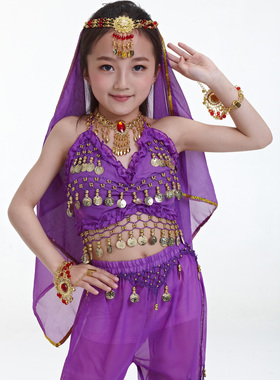 新款儿童配饰项链手链 成人头链头纱配饰 舞蹈表演配饰饰品首饰