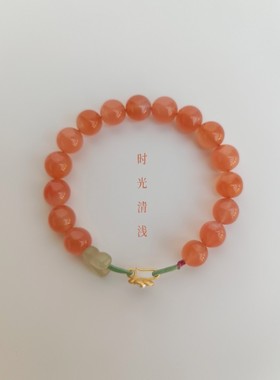 玛瑙天然手串少女心玛瑙仙女