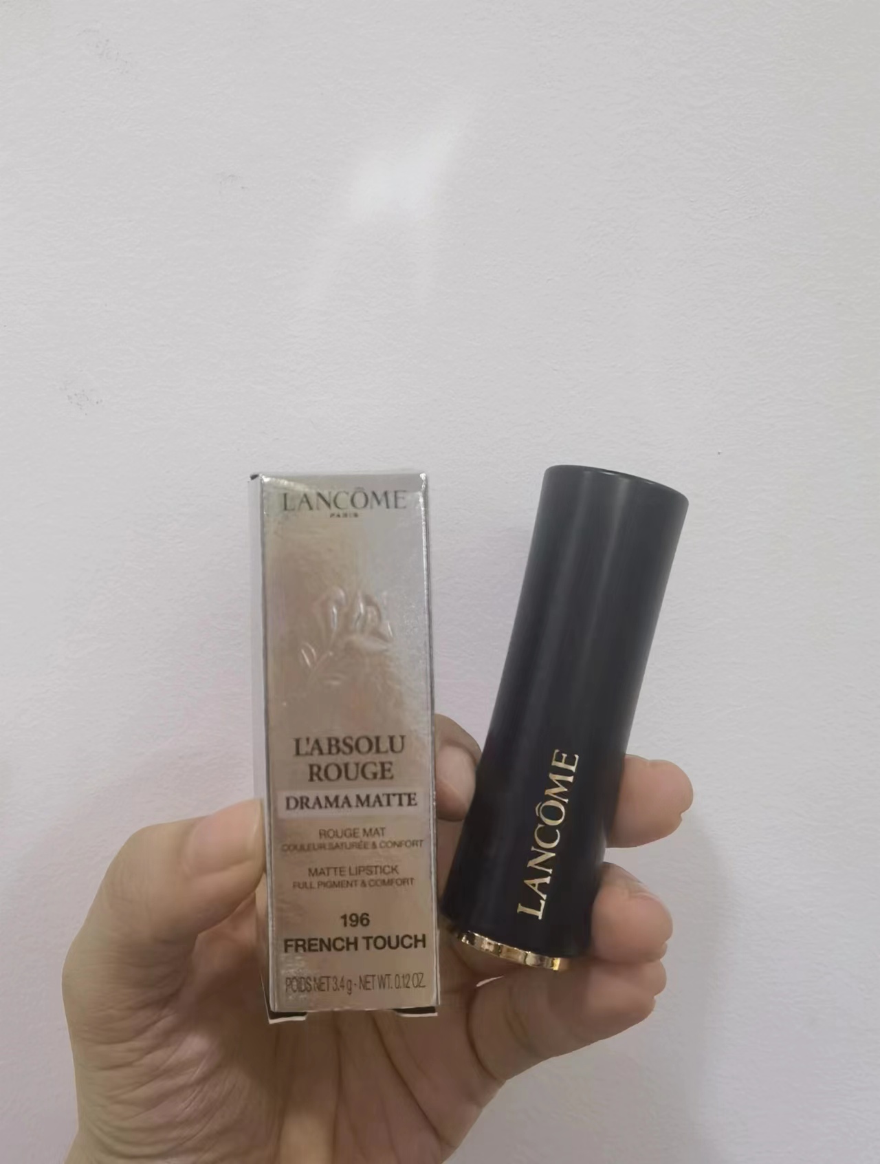 LANCOME兰蔻小蛮腰口红196/295哑光滋润唇膏胡萝卜橘调色118新款 - 图2