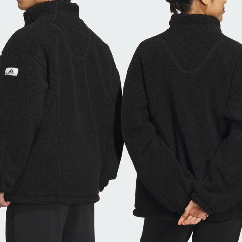 正品Adidas/阿迪达斯男女情侣款仿羊羔绒运动休闲夹克外套IQ1366,淘宝优惠券,粉丝福利购,淘宝优惠卷