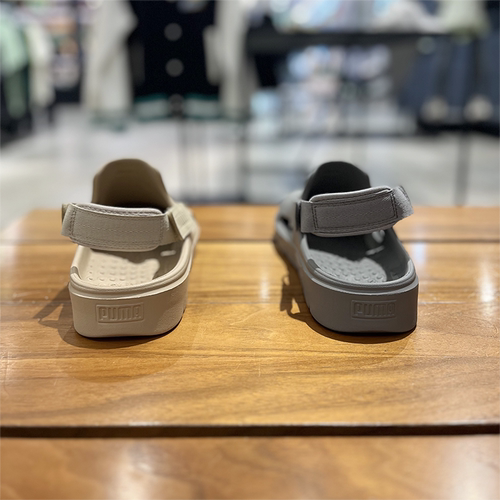 正品PUMA/彪马Shibui Mule男女休闲运动魔术贴沙滩凉鞋拖鞋394883 - 图0