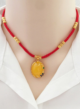 信美之家女镀金项链绳饰品包邮新