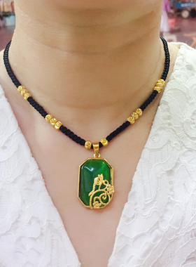 饰品项链绳子手工编织吊坠挂件