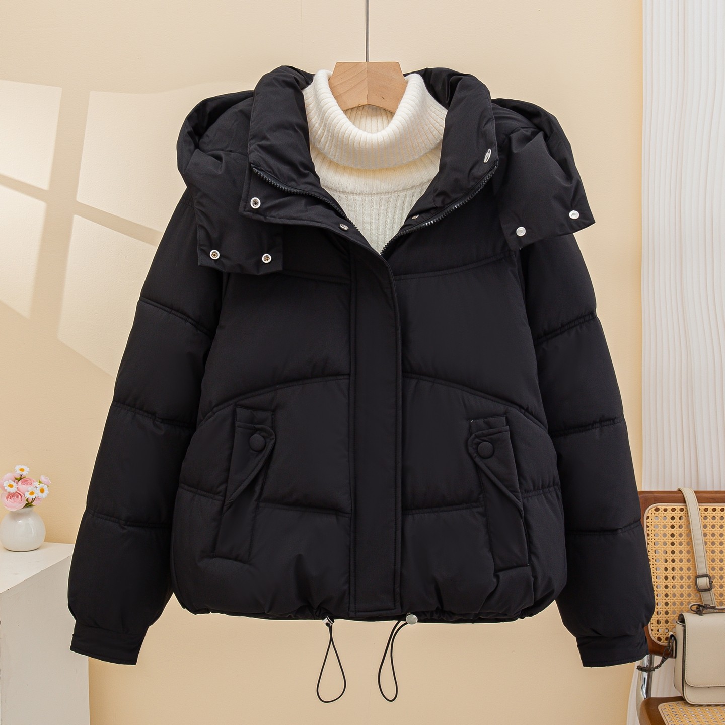 今年流行羽绒棉服女2025冬季新款小个子爆款棉服棉袄短款保暖外套,淘宝优惠券,粉丝福利购,淘宝优惠卷