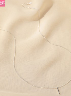 Korean style simple choker student long geometric necklace