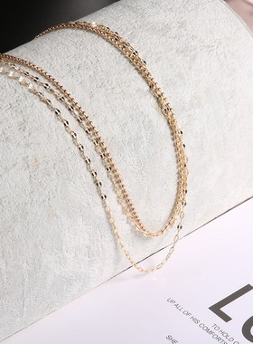 popular fashion new women's multi-layer necklace female 项链