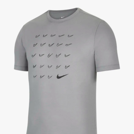 Nike耐克DRI-FIT SWOOSH男子训练T恤新款夏季小勾速干 CV3894短袖 - 图1