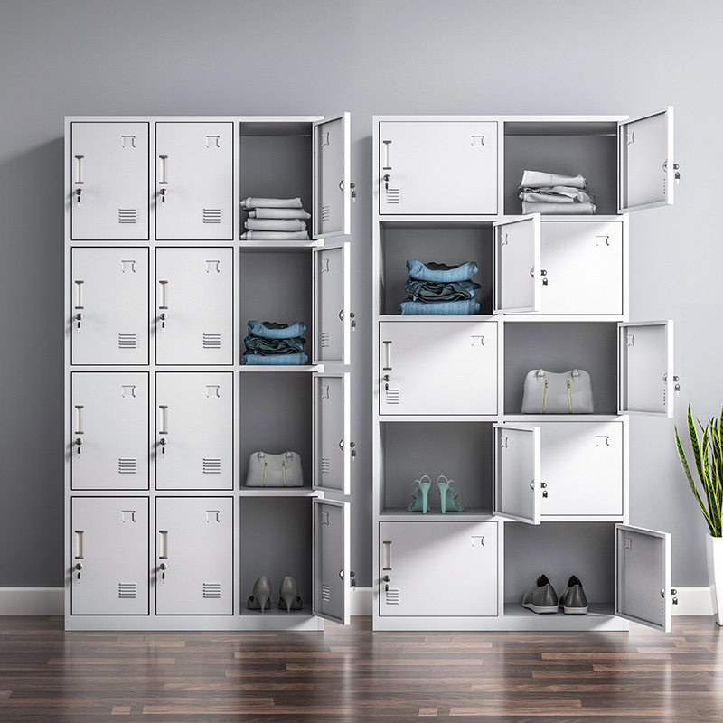 钢制更衣柜4门6门铁皮储物柜带锁健身房存包柜浴室换衣柜子文件柜,淘宝优惠券,粉丝福利购,淘宝优惠卷