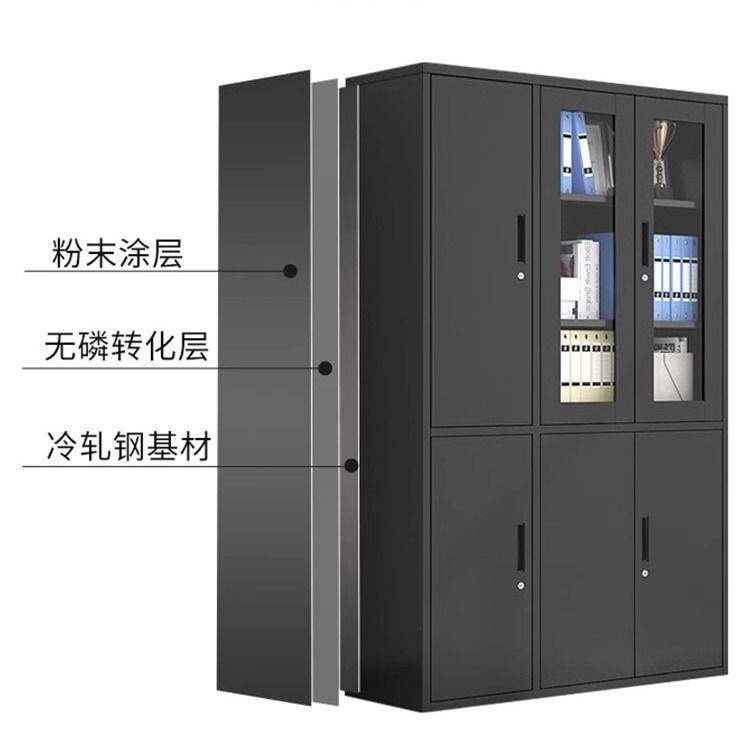 办公室收纳资料档案凭证黑色文件柜员工宿舍更衣室铁皮储物换衣柜,淘宝优惠券,粉丝福利购,淘宝优惠卷