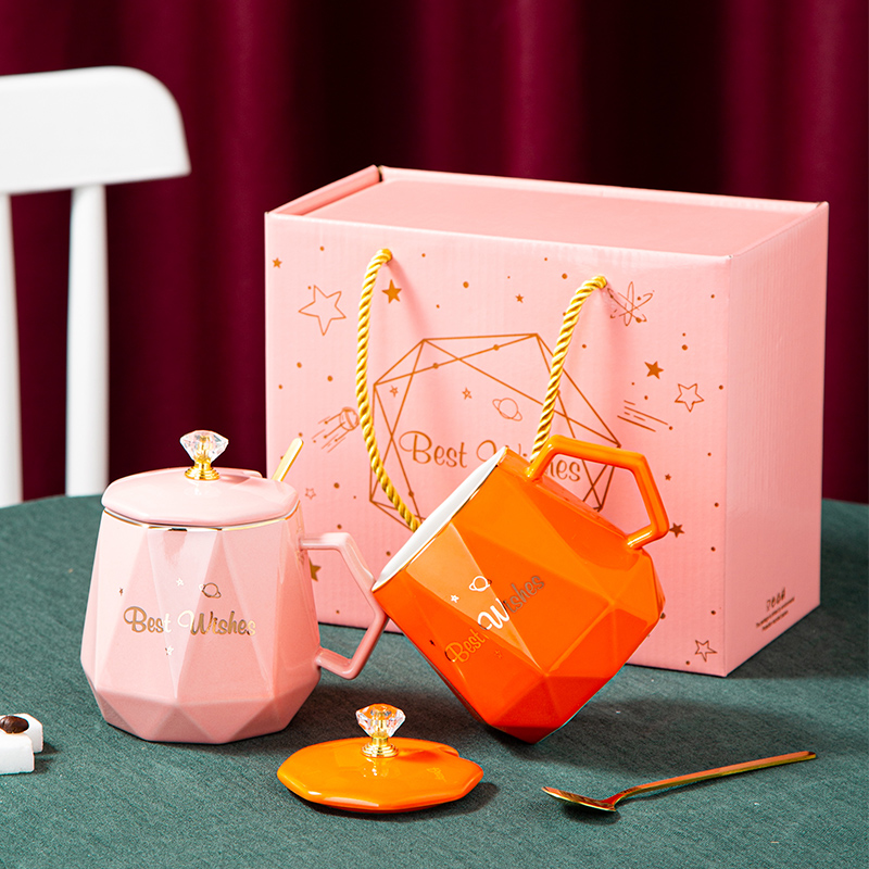 55度恒温杯礼盒装创意员工礼品杯子伴手礼实用小礼品可定制商务 - 图0