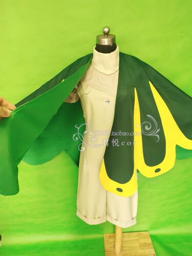 君悦Sky光遇重组集结季新款内搭斗篷绿叶花瓣连帽背带裤cos服装 - 图1