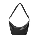 Большой черный портативный ремешок для сумки на одно плечо, ручка, ноутбук, сумка