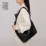 Большой черный портативный ремешок для сумки на одно плечо, ручка, ноутбук, сумка