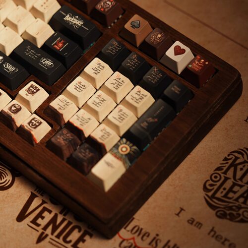 莎士比亚的王牌键帽十四行诗原厂高度PBT1.6厚152颗设计原厂复古 - 图2