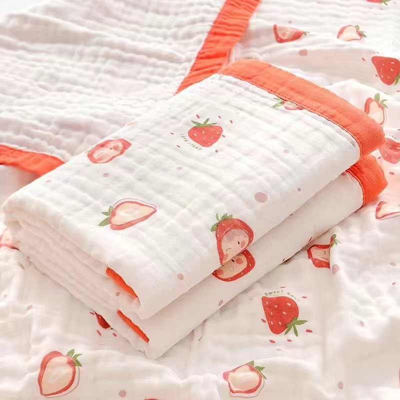 婴儿浴巾纯棉纱布吸水新生儿盖毯初生宝宝浴巾洗澡包被儿童毛巾被,淘宝优惠券,粉丝福利购,淘宝优惠卷