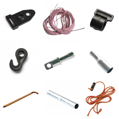 Палатка с аксессуарами, стеклянная металлическая резинка, фиксаторы в комплекте, алюминиевый сплав