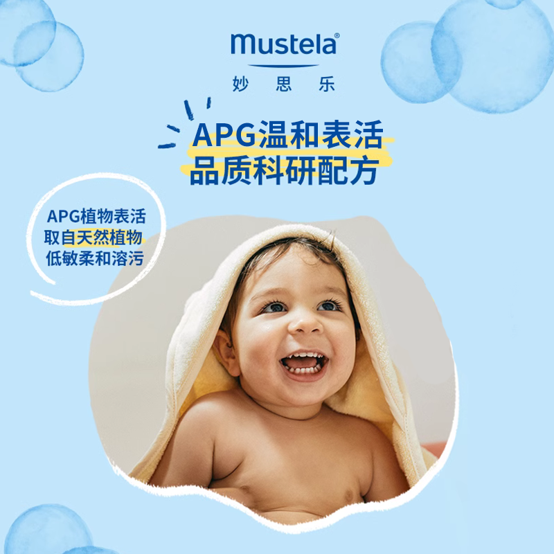 【618抢先加购】妙思乐洗发沐浴露二合一洗发水沐浴婴儿宝宝