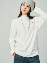 K Sister KSOEUR (cloud-embroidered white T) double-sided skin-care jacket with comfortable single-wearing inner lap top