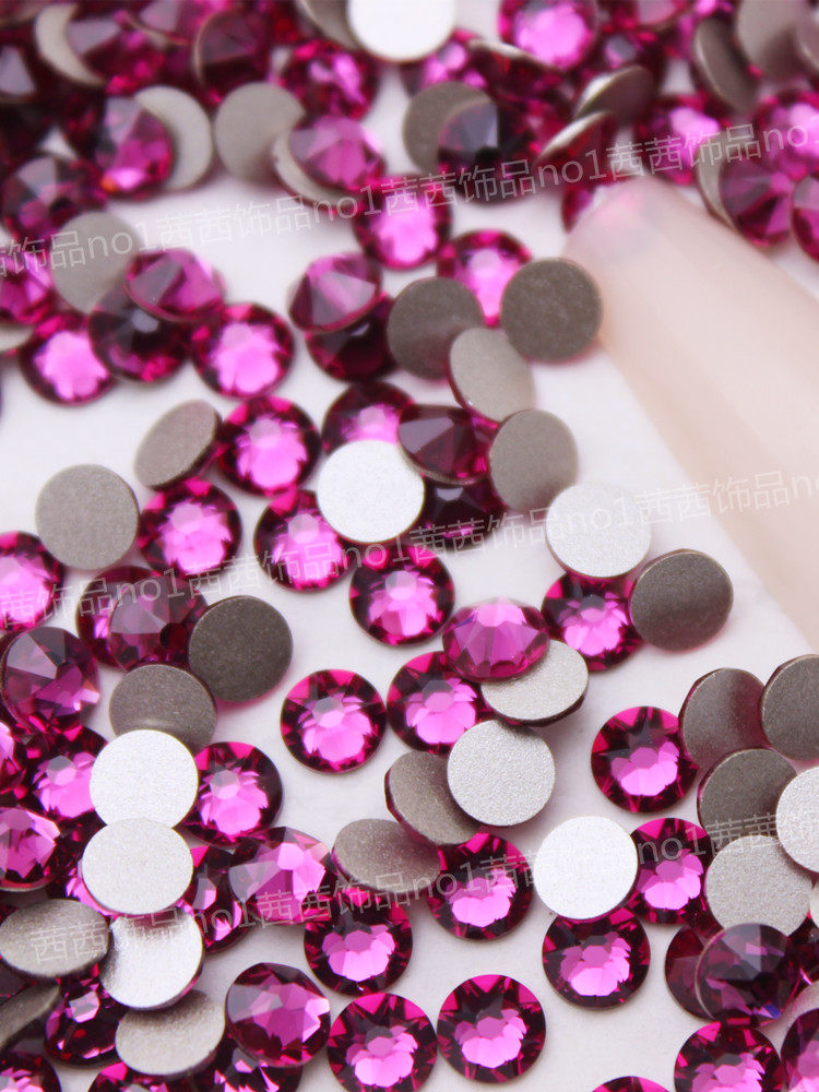 进口奥钻施家水晶2088平底水钻502紫红指甲贴钻DIY饰品华子美甲钻,淘宝优惠券,粉丝福利购,淘宝优惠卷