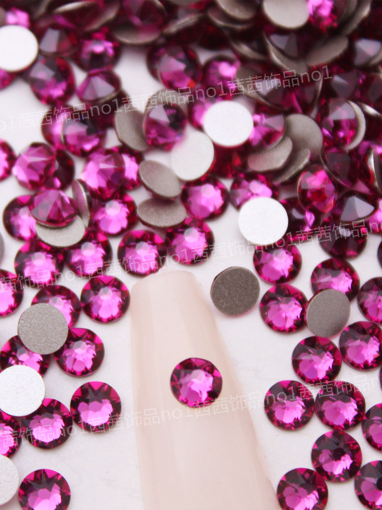 进口奥钻施家水晶2088平底水钻502紫红指甲贴钻DIY饰品华子美甲钻,淘宝优惠券,粉丝福利购,淘宝优惠卷