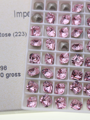 施钻水晶4480公主方多色混合尖底钻华子钻美甲饰品戒面水晶8MM6MM - 图2