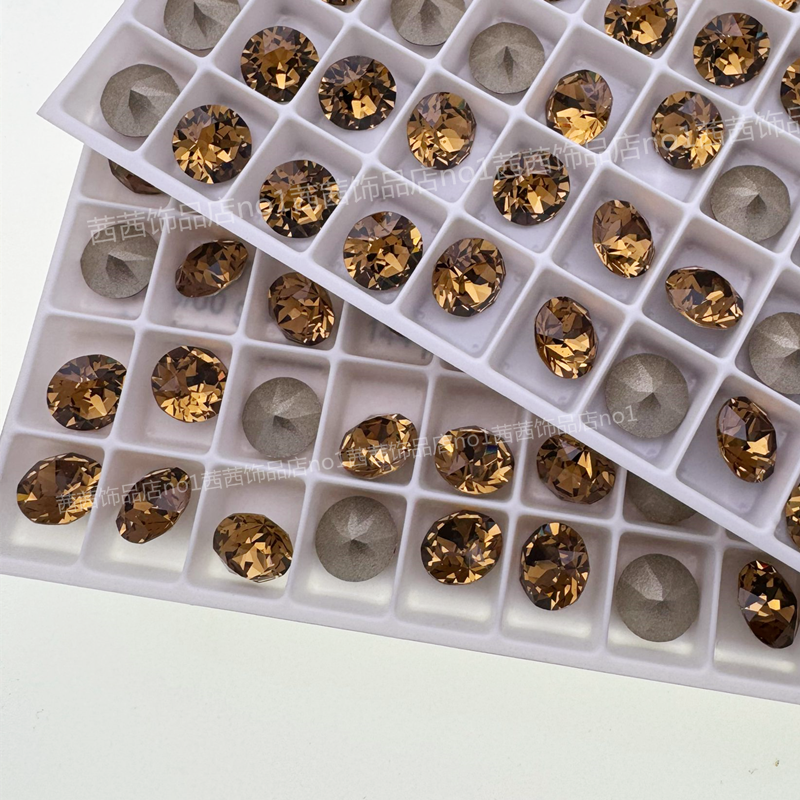 新款奥地利施水晶1088尖底钻1402焕新浅烟黄美甲饰品堆钻耳钉华子,淘宝优惠券,粉丝福利购,淘宝优惠卷