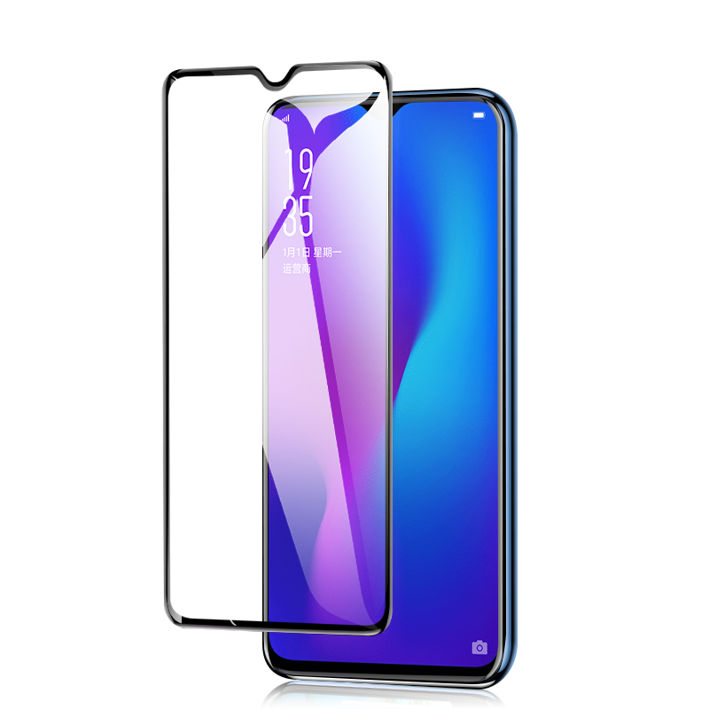 适用于9D全屏oppo覆盖Reno8Pro 7SE 6钢化膜oppoReno5K 5G版4 3 2Z手机贴膜RenoACE2高清玻璃R17一体全胶R15X-图3