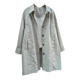 Windbreaker mid-length Korean style casual loose coat spring