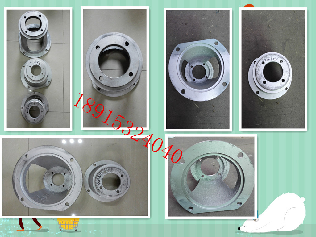 铸铁泵架 泵套 油泵支架 电机连接套 5.5KW 7.5KW，2.2配柱塞油泵 - 图3