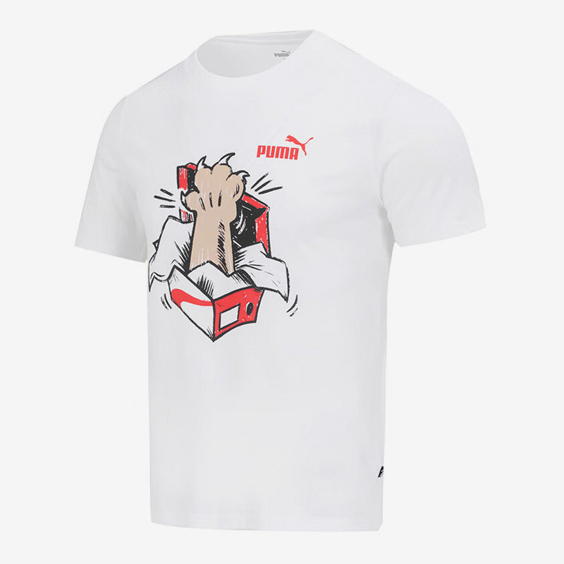 Puma/彪马正品2023年夏季新款男子运动休闲短袖T恤676699-02,淘宝优惠券,粉丝福利购,淘宝优惠卷