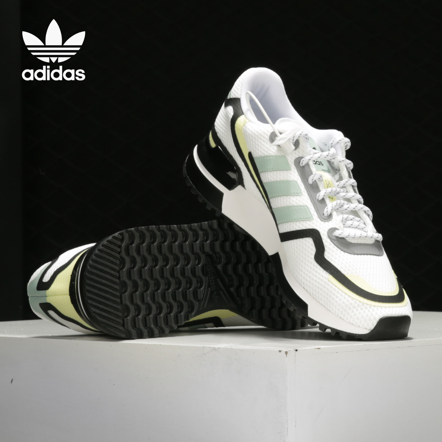 Adidas/阿迪达斯三叶草ZX 750 HD白男女运动舒适跑步休闲鞋FV2875