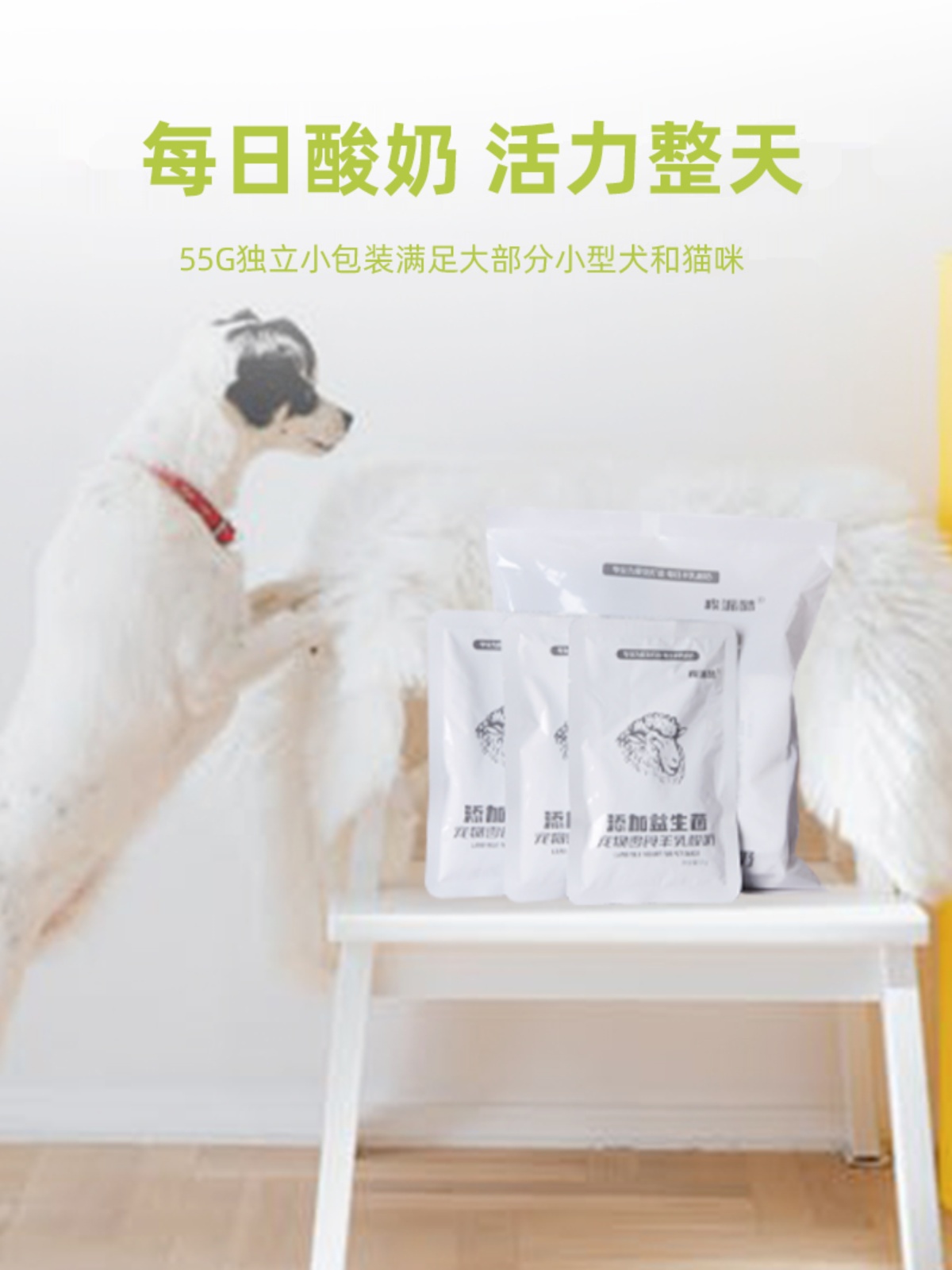 皮派酷羊乳酸奶成幼猫狗狗牛奶犬猫通用山羊奶宠物狗零食 - 图0