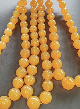 天然黄玛瑙女新中式国风串珠项链