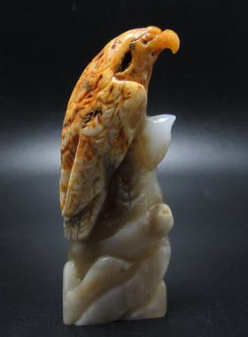 小摆件新疆和田玉送证书