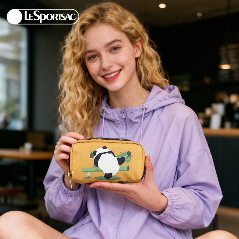 LeSportsac乐播诗新款TRENDY系列可爱印花收纳零钱包拉链手拿包,淘宝优惠券,粉丝福利购,淘宝优惠卷