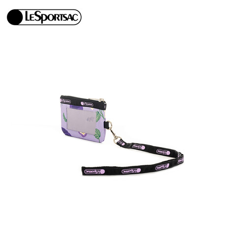 LeSportsac乐播诗新款酷洛米花园系列可爱挂脖卡包小号零钱包 - 图1