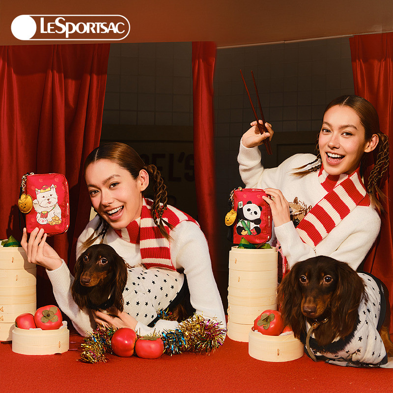 LeSportsac乐播诗新年马年鸿运招财马上有钱可爱钱包发财包手拿包,淘宝优惠券,粉丝福利购,淘宝优惠卷