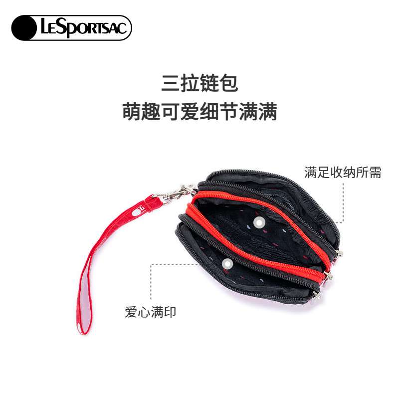 LeSportsac乐播诗新款TOKIDOKI™LOVE情人节隔层钱包手拿包送礼女,淘宝优惠券,粉丝福利购,淘宝优惠卷