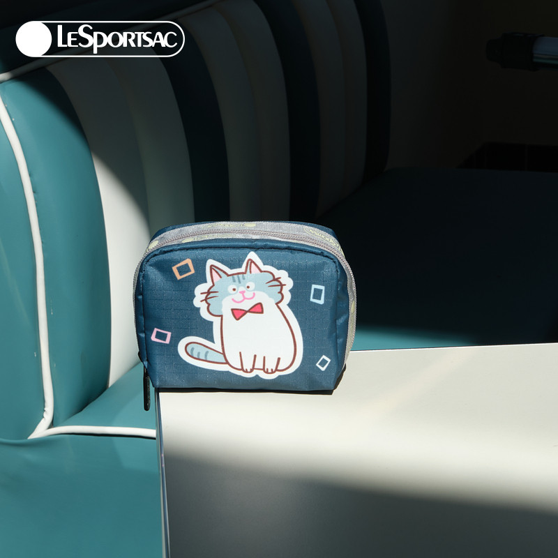 LeSportsac乐播诗新款潮流系列萌趣小狗耳机包迷你收纳包手拿包,淘宝优惠券,粉丝福利购,淘宝优惠卷