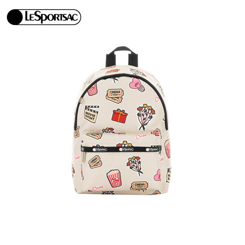 LeSportsac乐播诗新款TRENDY系列潮流可爱满印轻便通勤双肩包,淘宝优惠券,粉丝福利购,淘宝优惠卷