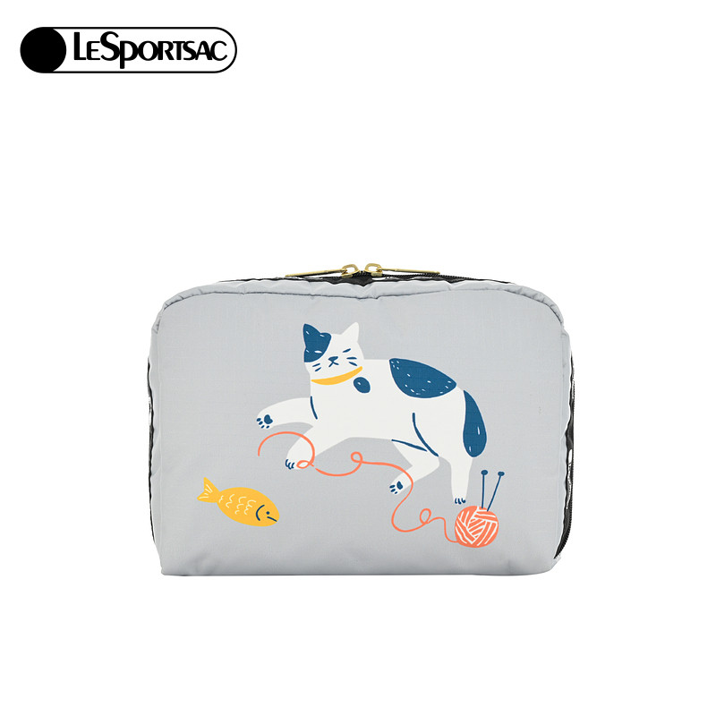 LeSportsac乐播诗新款Trendy潮流系列可爱卡通化妆包童趣手拿包,淘宝优惠券,粉丝福利购,淘宝优惠卷