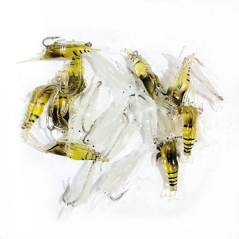 路亚软虾夜光仿生饵带钩孔软虫虾钓鲈鱼鳜鱼翘嘴罗非鱼饵虾,淘宝优惠券,粉丝福利购,淘宝优惠卷