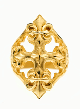 原创渡鸦情侣纯银欧美戒指童军花