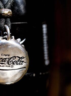 欲望车间专属限量可乐瓶盖银吊坠