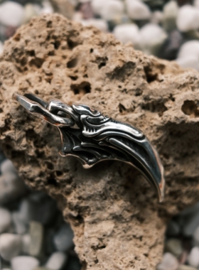 默物原创知妄白泽之爪925银吊坠