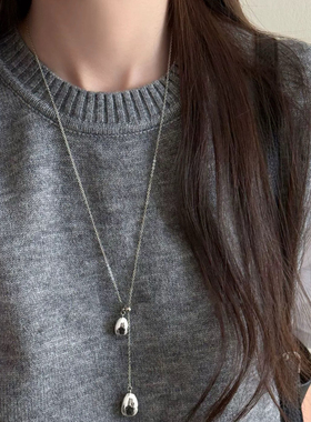 「嗔三酱」18k真金电镀简约时尚项链个性ins气质百搭锁骨链小众感