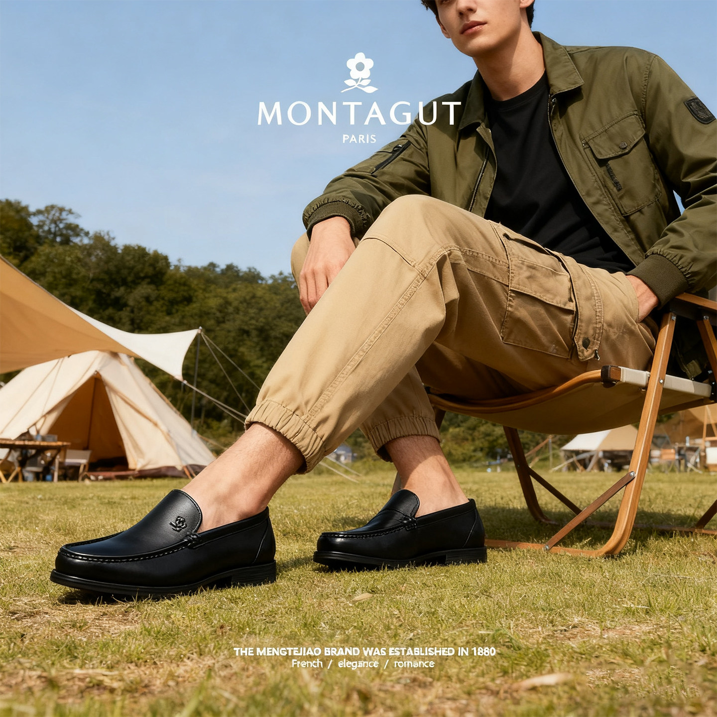 梦特娇品牌皮鞋男春季商务正装一脚蹬休闲头层牛皮西装爸爸乐福鞋,淘宝优惠券,粉丝福利购,淘宝优惠卷