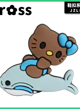 橘子联盟黑皮kitty毛绒卡扣装饰