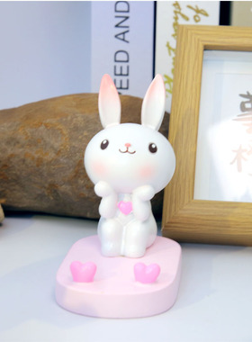 手机支架树脂工艺创意工位摆件