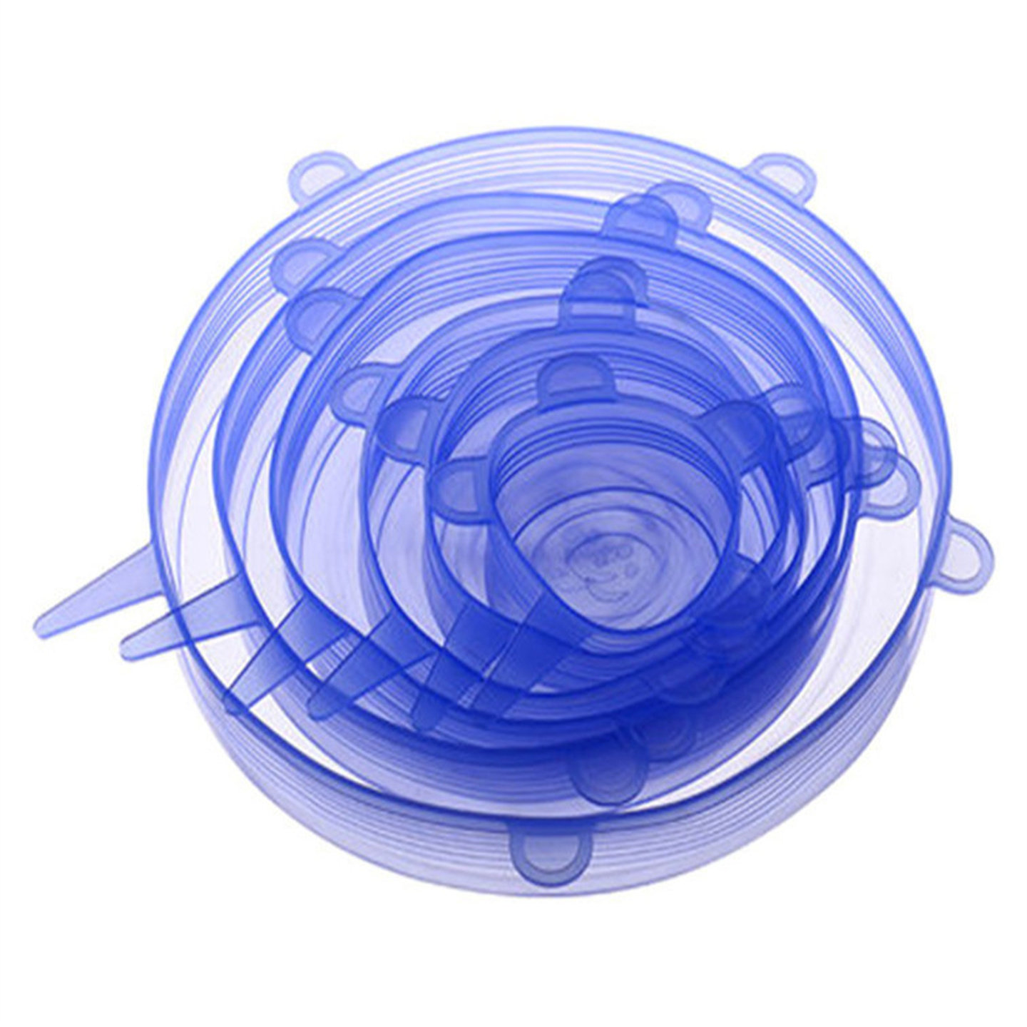 食品级6件套硅胶保鲜盖拉伸盖密封家用碗盖Silicone Stretch Lids - 图3